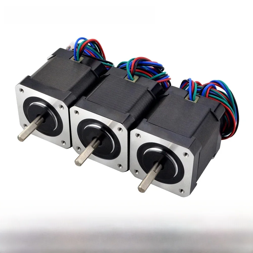Silnik krokowy Nema 17 48mm 42BYGH Silnik krokowy 2A (17HS19-2004S1) Silnik 4-przewodowy 1m Kabel do drukarki 3D Silnik CNC XYZ — zdjęcie 2