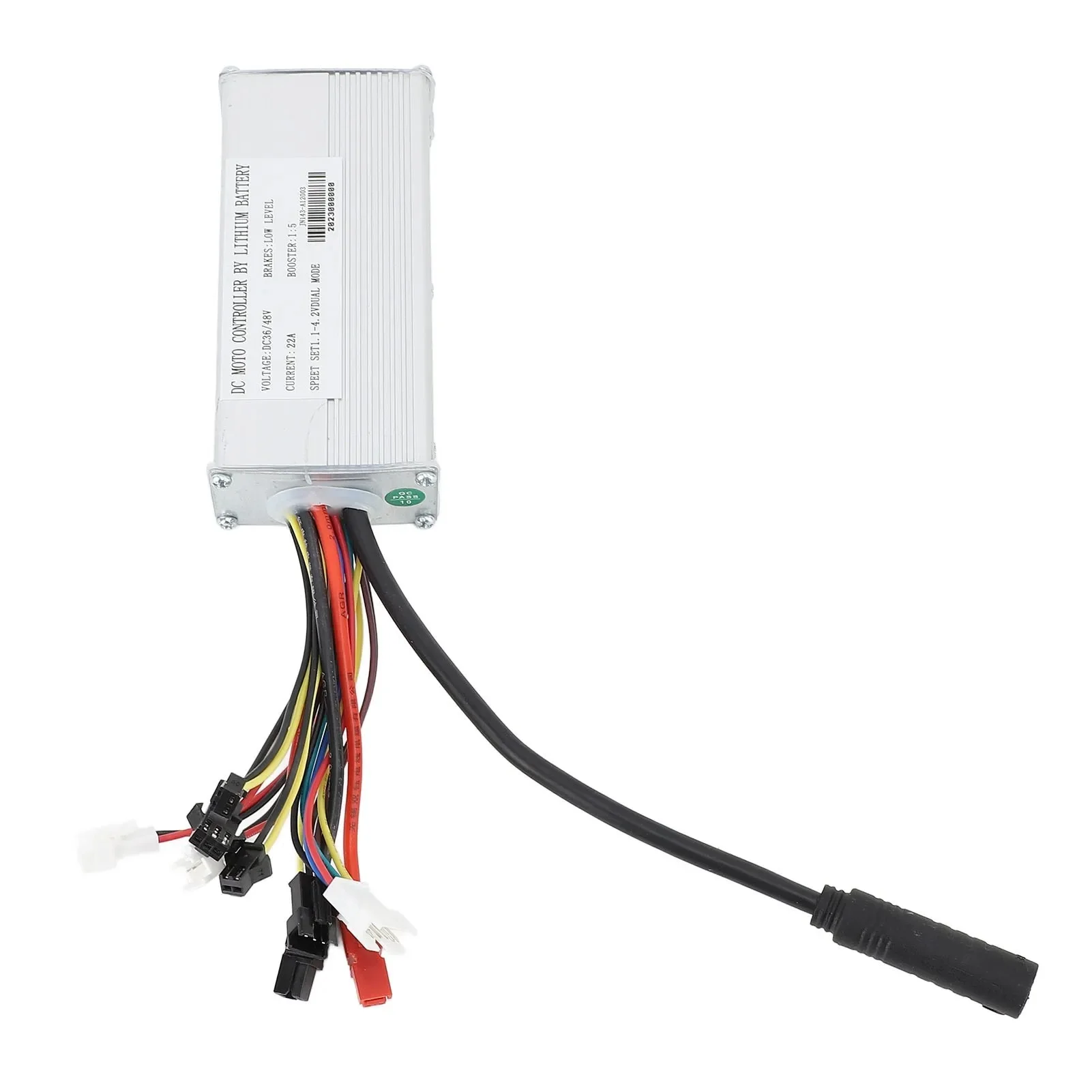AliExpress Qiilu New Electric Bike Controller 36V 48V Good Heat Dissipation Electric Bike Square Wave Controller for 22A 500W Brushless Motor