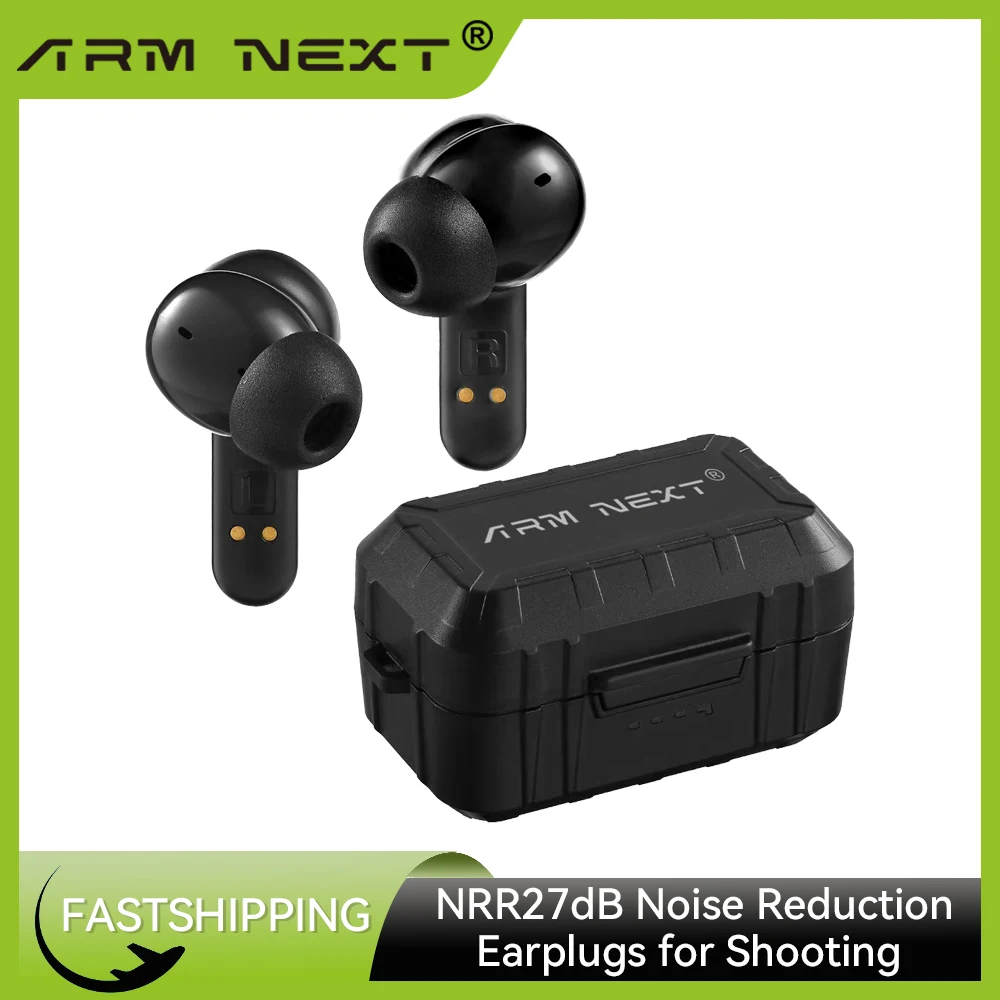 Electronic Earplugs Headset Anti Noise Ear Plug Noise Canceling Ear Muff for Shooting Hearing Protection NRR27db