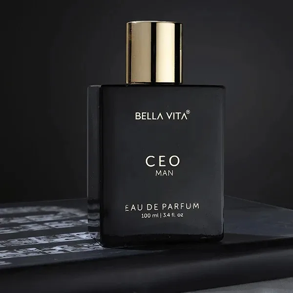 Bella Vita Luxury CEO MAN Eau De Parfum Perfume for Men with Lemon, Lavender, Tonka & Agarwood|Woody & Spicy Long Lasting EDP Fragrance Scent, 100 Ml