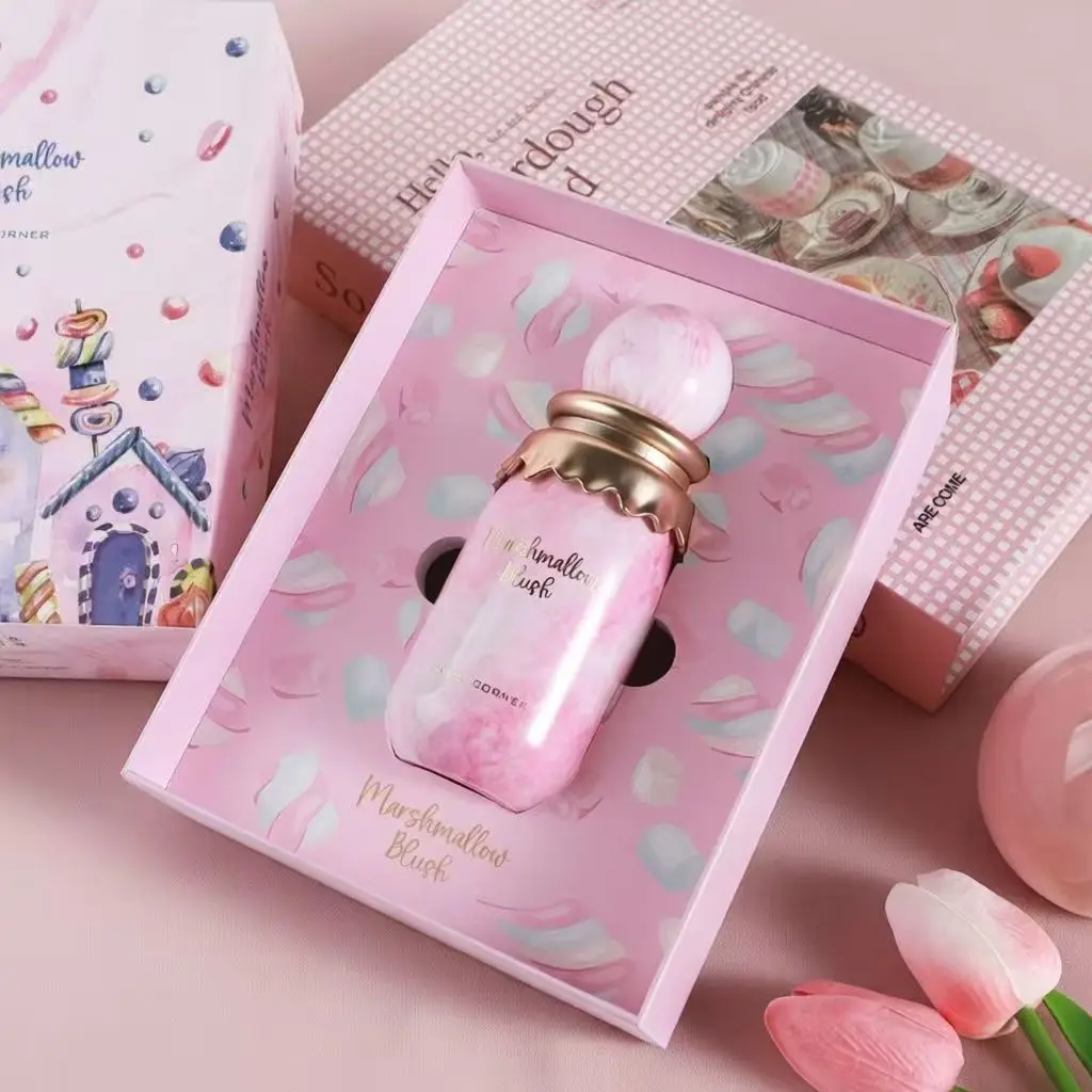 

Paris Corner Marshmallow Blush Eau de Parfum 3.4 Oz, Sweet Strawberry Marshmallow Cotton Candy Fragrance