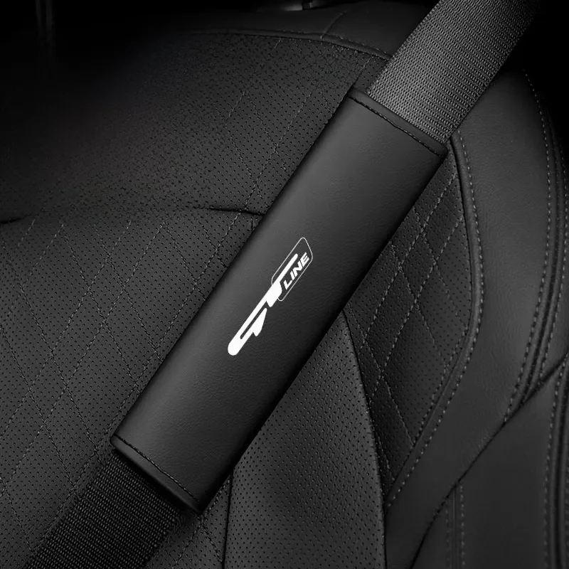 Juste de ceinture de sécurité en cuir pour KIA ightGTLINE, coussinets de protection de sangle initiés, accessoires de style de voiture
