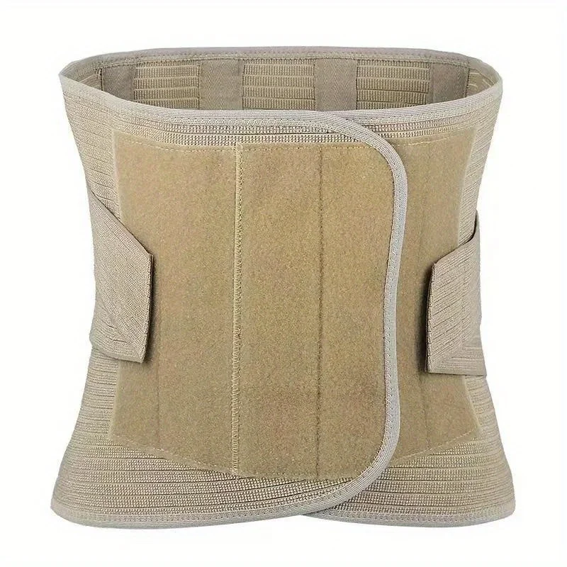 دعامة ظهر داعمة للفقرات القطنية قابلة للتعديل - حزام دعم للخصر السفلي للبطن مع لفافة ضغط