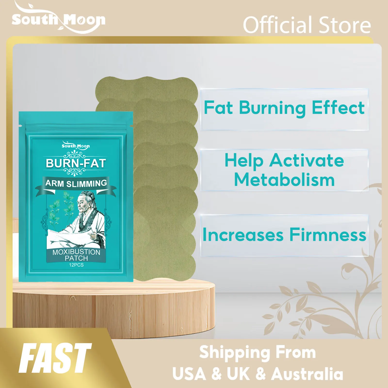 

Укрепляющий пластырь для рук South Moon Ginger, потеря веса, сжигание жира, улучшение затяжки, снятие стресса, укрепление, пластырь для ухода за телом для кормления