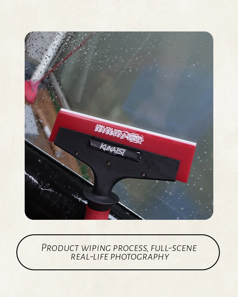 Aluminiumlegierung Fensterfolien-Abzieher mit langem und kurzem Griff – Wasserschaber für die Auto-Folieninstallation, PPF-Vinyl-Werkzeug – Detail 7