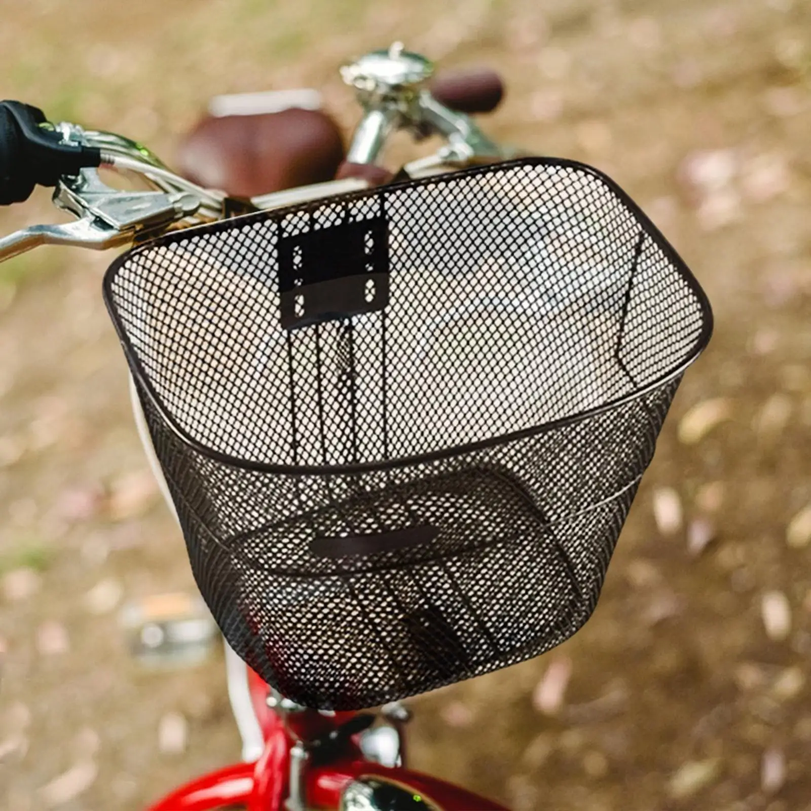 

Велосипедная корзина Портативная передняя корзина для велосипеда для поездок на работу Велосипедные аксессуары для велосипеда Корзина для переноски для покупок