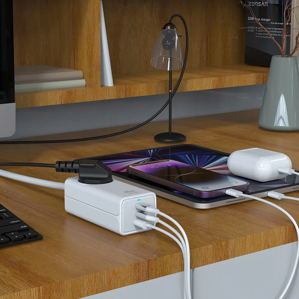 UM2 GAN PD USB C타입 PPS 65W 4000W 멀티탭 고속멀티충전기