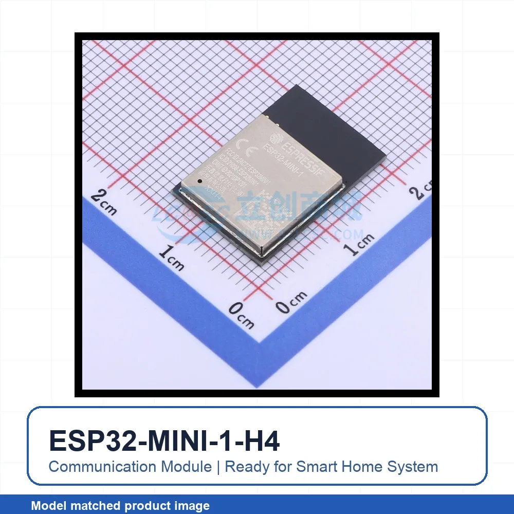 3pcs ESP32-MINI-1-H4 SMD-55P ESP32-U4WDHchip Bluetooth4.2 SDIO I2S UART I2C SPI WiFi Wireless Module for Smart Home System