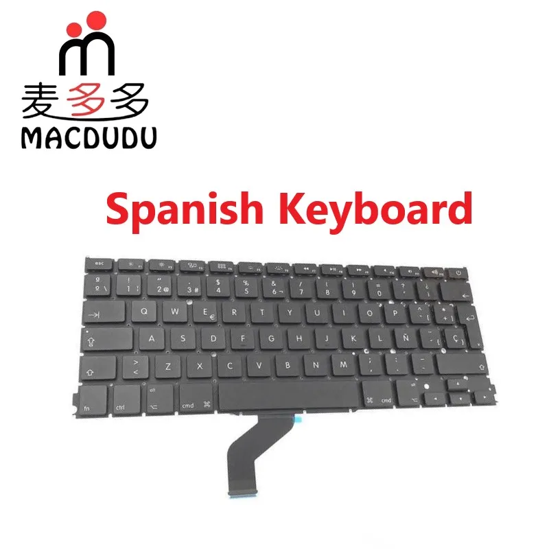 NEW Laptop Keyboard US UK French German Italian Russian Spanish For Macbook Pro 13