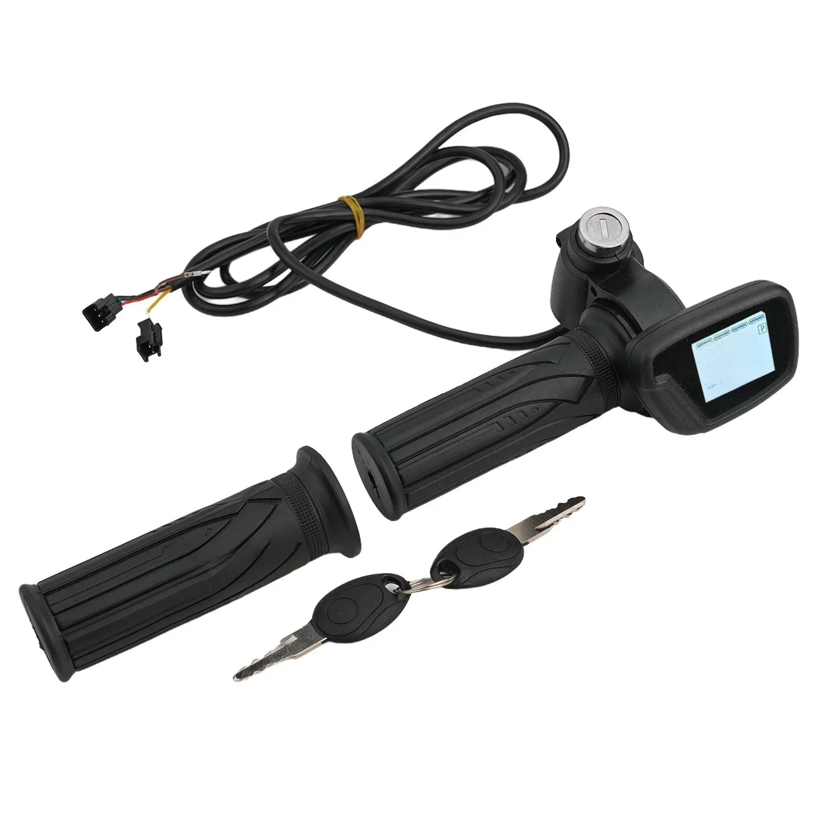 AliExpress TOOPRE 5pin Hall Throttle 48V Scooter Throttle Mileage Display Speed Display Voltage Display Daily Commuting ABS Material