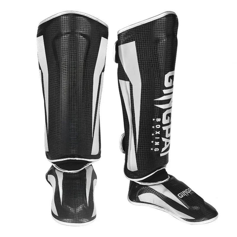 Wysokiej jakości 4 kolor boks Ticken Shinguards podbicie nogi klocki ochronne kostki straży Mma stóp Muay tajski boks rękawice walki mężczyzn — zdjęcie 2