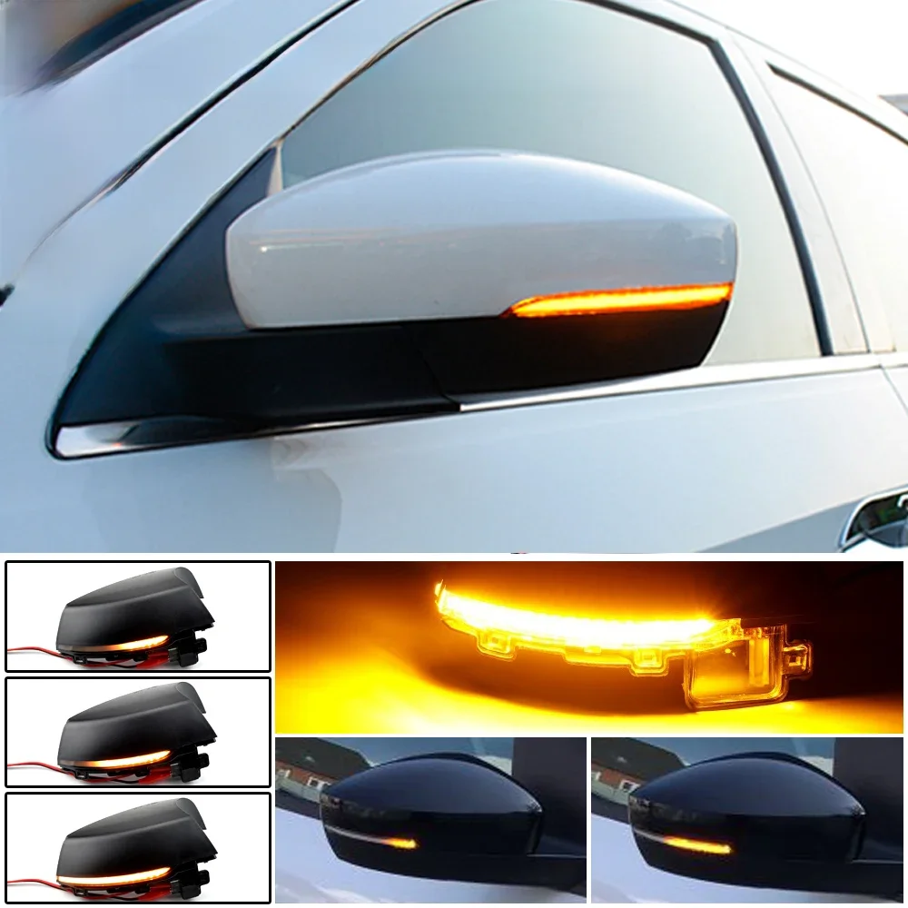 Dynamiczny migacz do Volkswagen Polo 6R 6C MK5 LED kierunkowskaz flasher 2010 2011 2012 2013 2014 2015 2016 2017 — zdjęcie 2