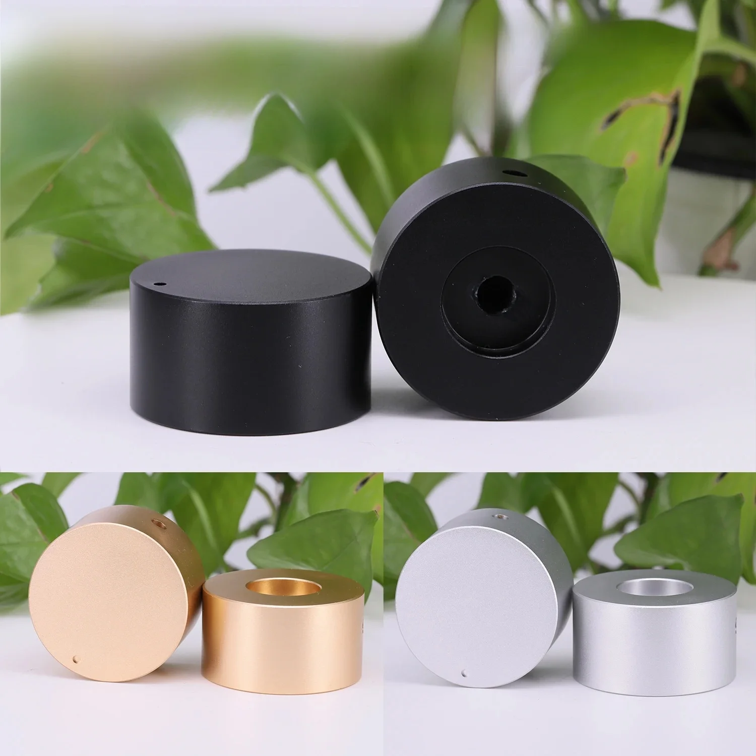 1 sztuka, pokrętło potencjometru do regulacji głośności, wykonane z wysokiej jakości, solidnego aluminium, dostępne w rozmiarach 35 mm, 40 mm i 48 mm, przeznaczone do systemów audio HIFI, samochodowych wzmacniaczy i głośników. — zdjęcie produktu 7