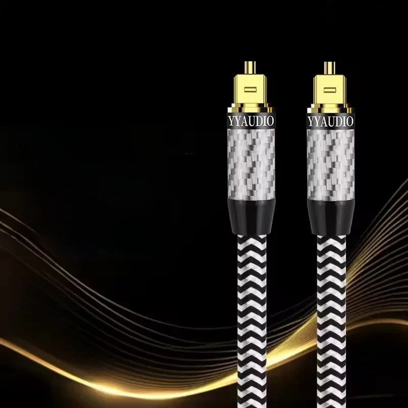 YYAUDIO Toslink kabel cyfrowy kabel Audio cyfrowy światłowód przewód głośnikowy dla TV Blueray PS3 XBOX DVD CD Mini dysk AV — zdjęcie produktu 7