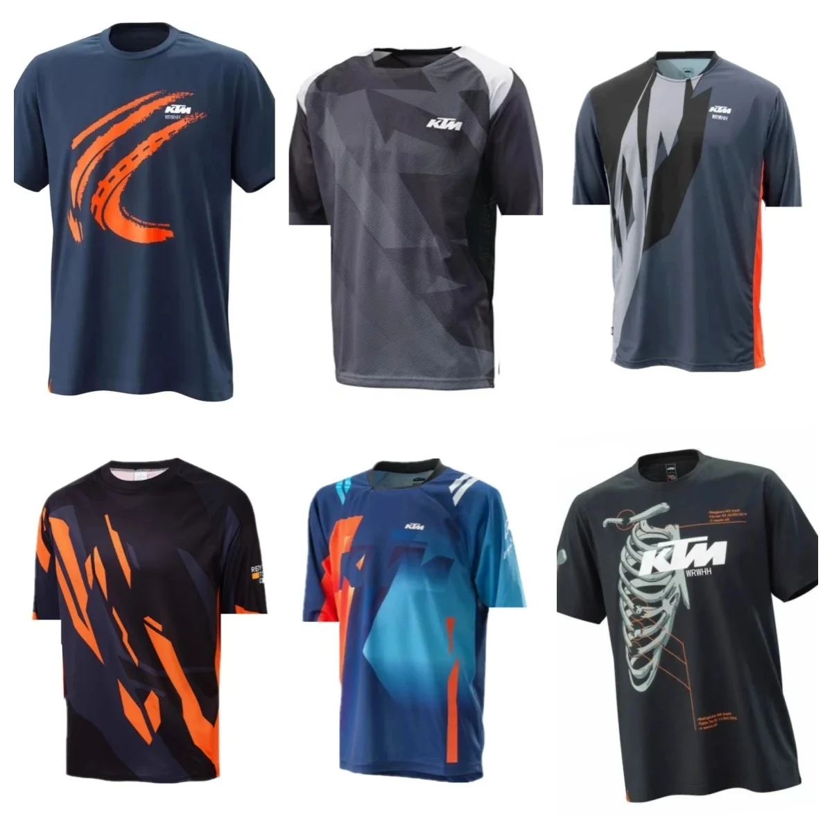 AliExpress WRWHHKTM Breathable Unisex Cycling Jerseys Moisture Wicking Bike Shirt for Long Distance Ride Mountain Bike mtb 2025camisas motocross