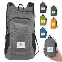 Mochila De Viagem Leve Com Grande Capacidade, Saco De Acampamento, Apto Para Ao Ar Livre, Ciclismo, Ginásio, 32L