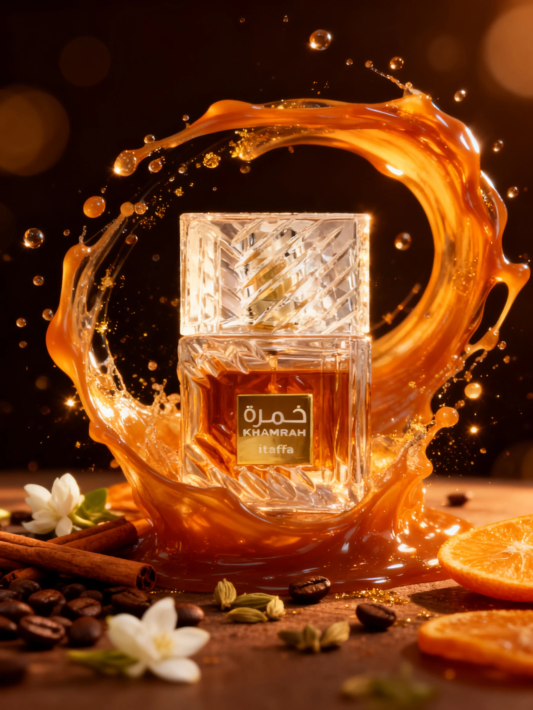 Itaffa Khamrah - Fragancia Duradera Eau de Parfum Unisex, 3.40 Onzas / 100 ml - 1 Unidad