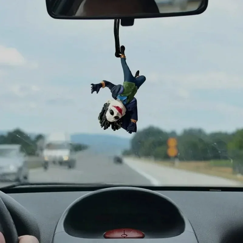 1 SZTUK Zawieszki samochodowe Materiały samochodowe Clown Zawieszka samochodowa Dekoracja samochodu Zawieszka na lusterko wsteczne — zdjęcie 2