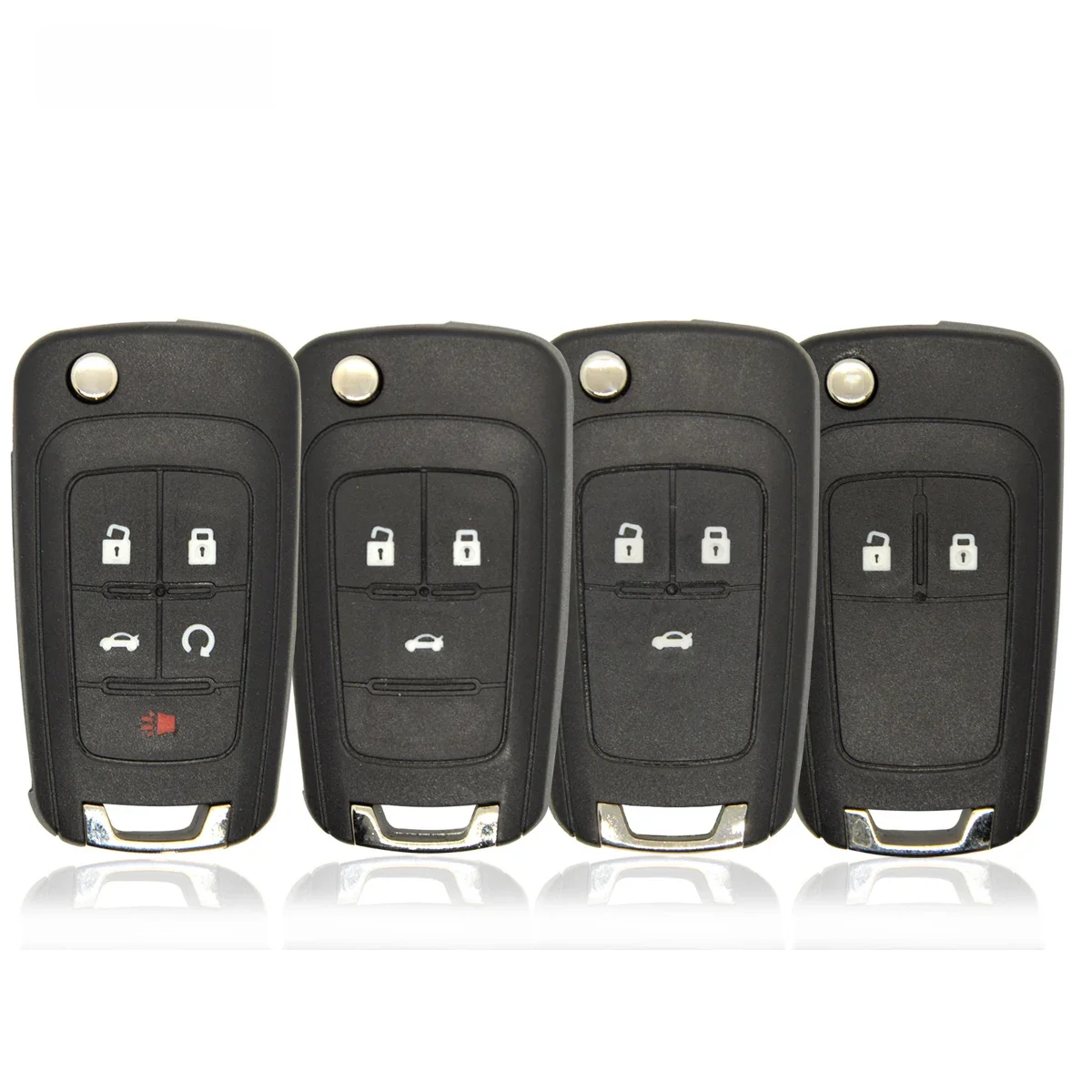 Meilleure clé 2/3/4/5 boutons clé de voiture à distance coque Fob pour Chevrolet Lova Sail Aveo Cruze clé de voiture remplacer la clé rabat HU100