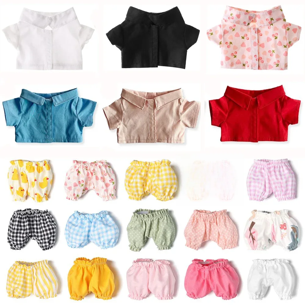 Chemise et pantalon à beurre pour enfants, vêtements à beurre, noir et blanc, mini vêtements à beurre mignons, jouets de jeu Kiev illage, accessoires de beurre, cadeau pour enfants, 20 cm, 1PC