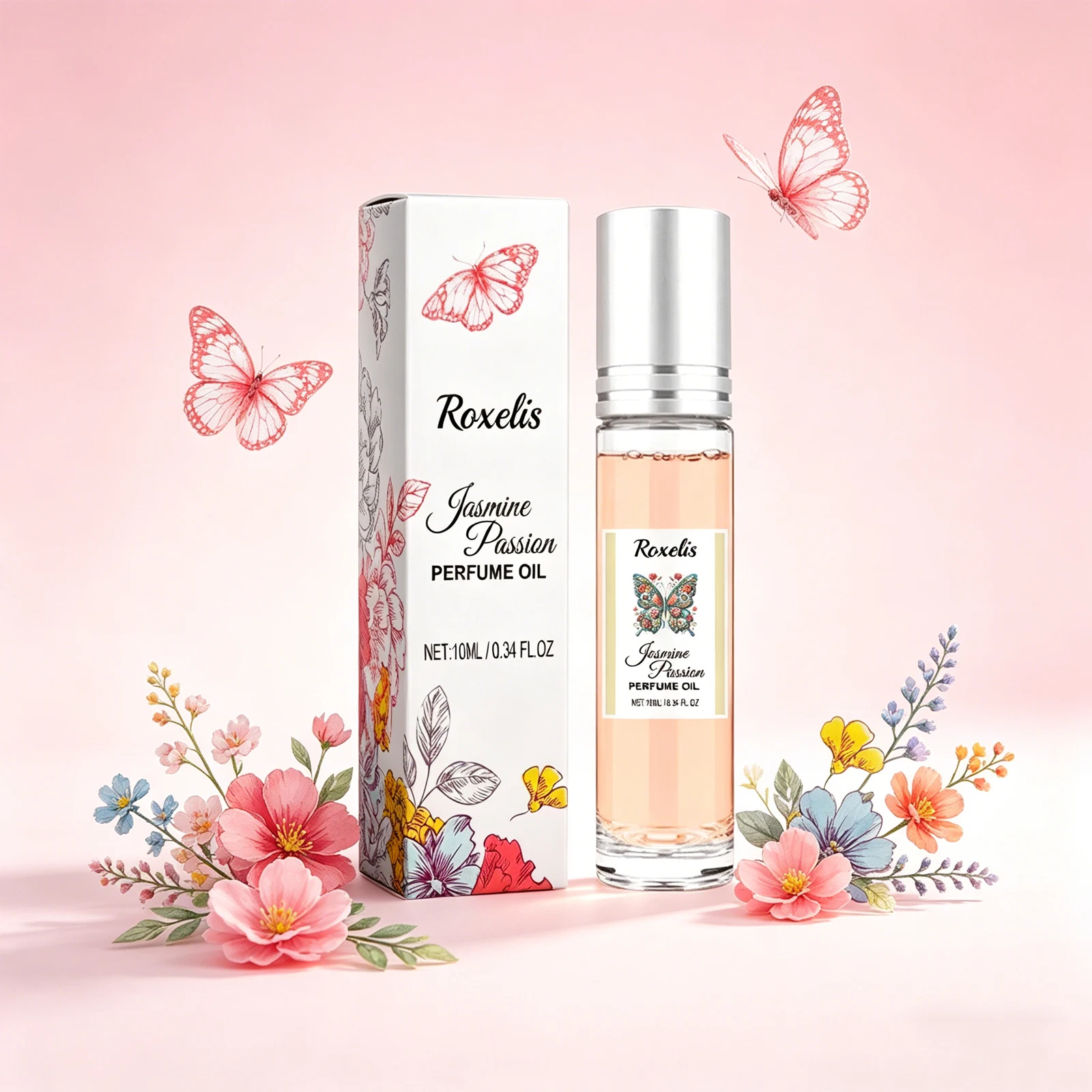 

Roxelis10ml ball jasmine perfume Lasting fragrant with portable small bottle charm perfume pheromone sweet atmosphere