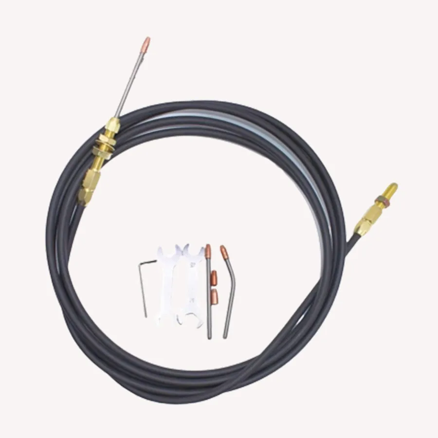 New Handheld Laser Welding Aluminum Graphene Wire Feed Tube With Spring Special Wire Guide Tube For Aluminum Welding Wire