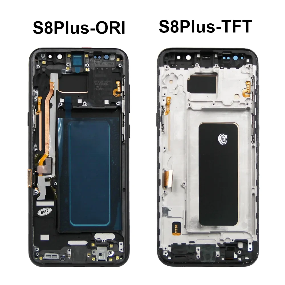 Imagem -04 - Tela Tft Lcd para Samsung s8 Plus Digitador de Painel Sensível ao Toque G955 G955fd G955f com Moldura