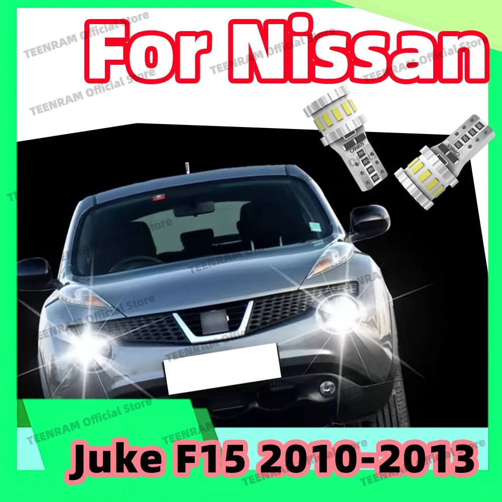 

2Pcs Led Parking Light For Nissan Juke F15 2010 2011 2012 2013 Accessories 6000K White Car Clearance Lamp Plug&Play
