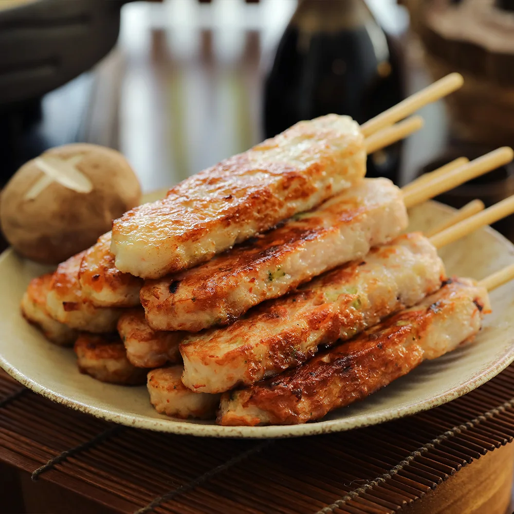 NO밀가루 100% 생선살로 만든 프리미엄 가마보꼬 어묵바 새우/해물/야채 10개입 700g