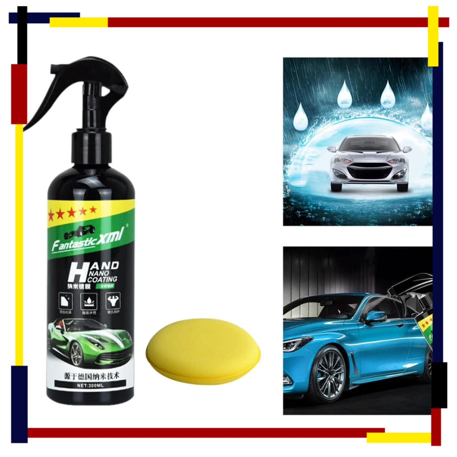 

Керамический спрей с нанопокрытием, гидрофобный автомобильный воск, жидкий водостойкий герметик для автомобильной краски, защитный агент