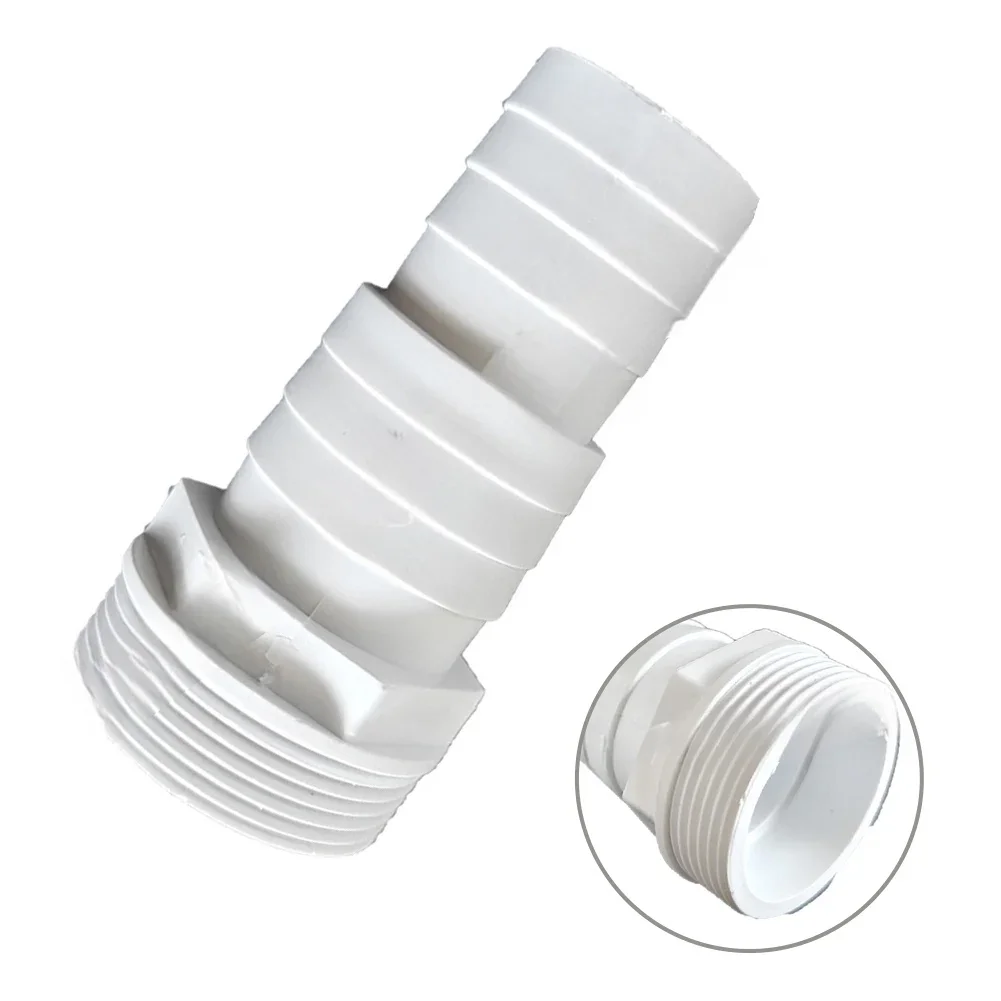 Connecteur de Tuyau de Piscine, 1 Pièce, Adaptateur, Buse, Diamètre 32 à 38mm, Accessoires, Filetage Externe 1.5 Pouces