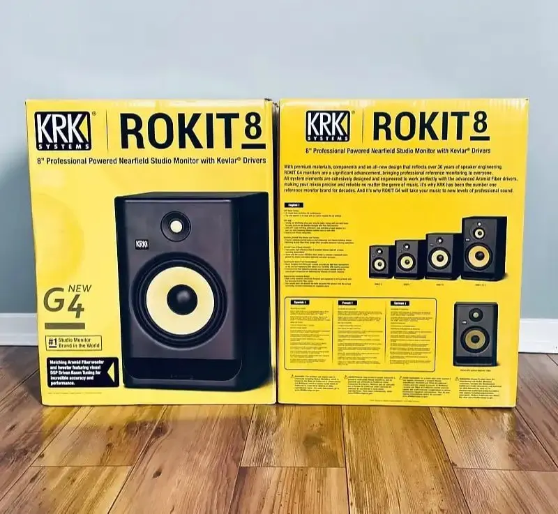 BRAND NEW KRK ROKIT 8 G4 POWERED STUDIO MONITOR