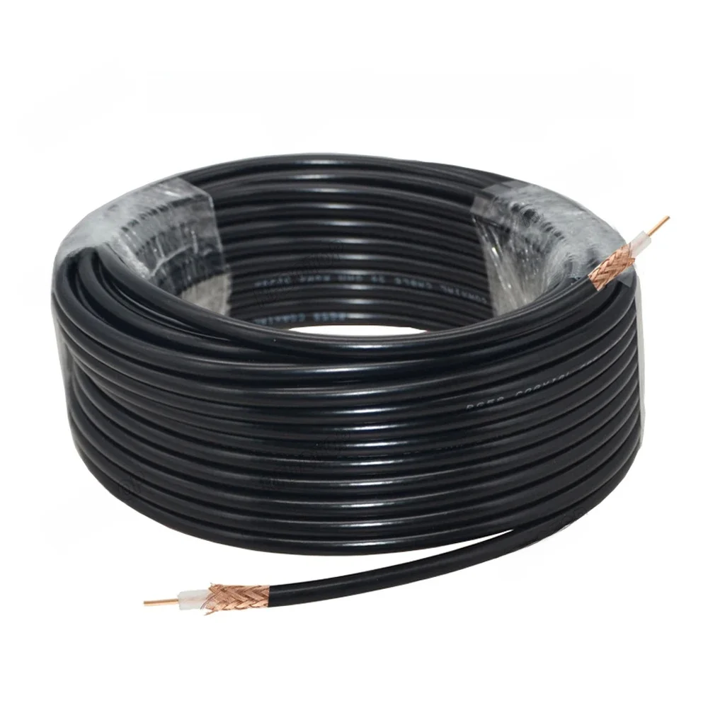 RG58 50-3 Kabel koncentryczny o niskiej stratności 50 Ohm Kabel koncentryczny RF Pigtail do zaciskania przewodów RF Wysokiej jakości szybka wysyłka — zdjęcie 2