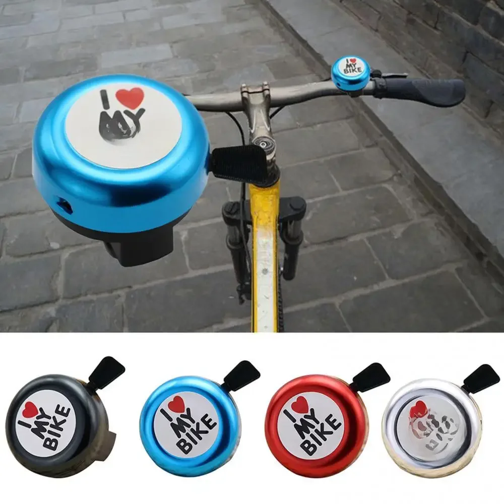 AliExpress Cute I Love My Bike Printed  Bicycle Bell  Clear Sound Alarm Warning Ring звонок велосипедный timbre