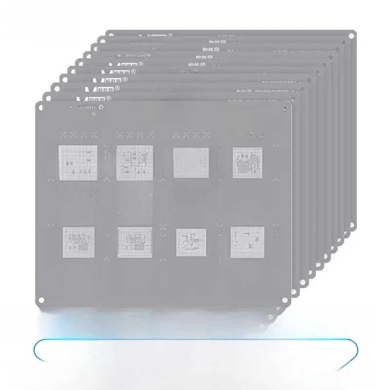 MaAnt CPU BGA Reballing Stencil Kit For Qualcomm HiSilicon MTK Android Phone Motherboard CPU IC Planting Tin Template Steel Mesh — zdjęcie 2