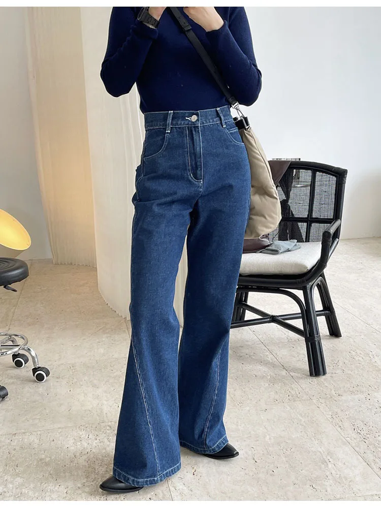 

Classic woman blue jeans