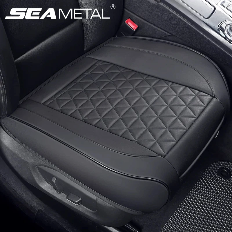 SEAMETAL 1Pc Car Seat Cover Universal Full-Wrapped Auto Seat Protector Convex Design Breathable Wear-Resistant Vehicle Chair Pad