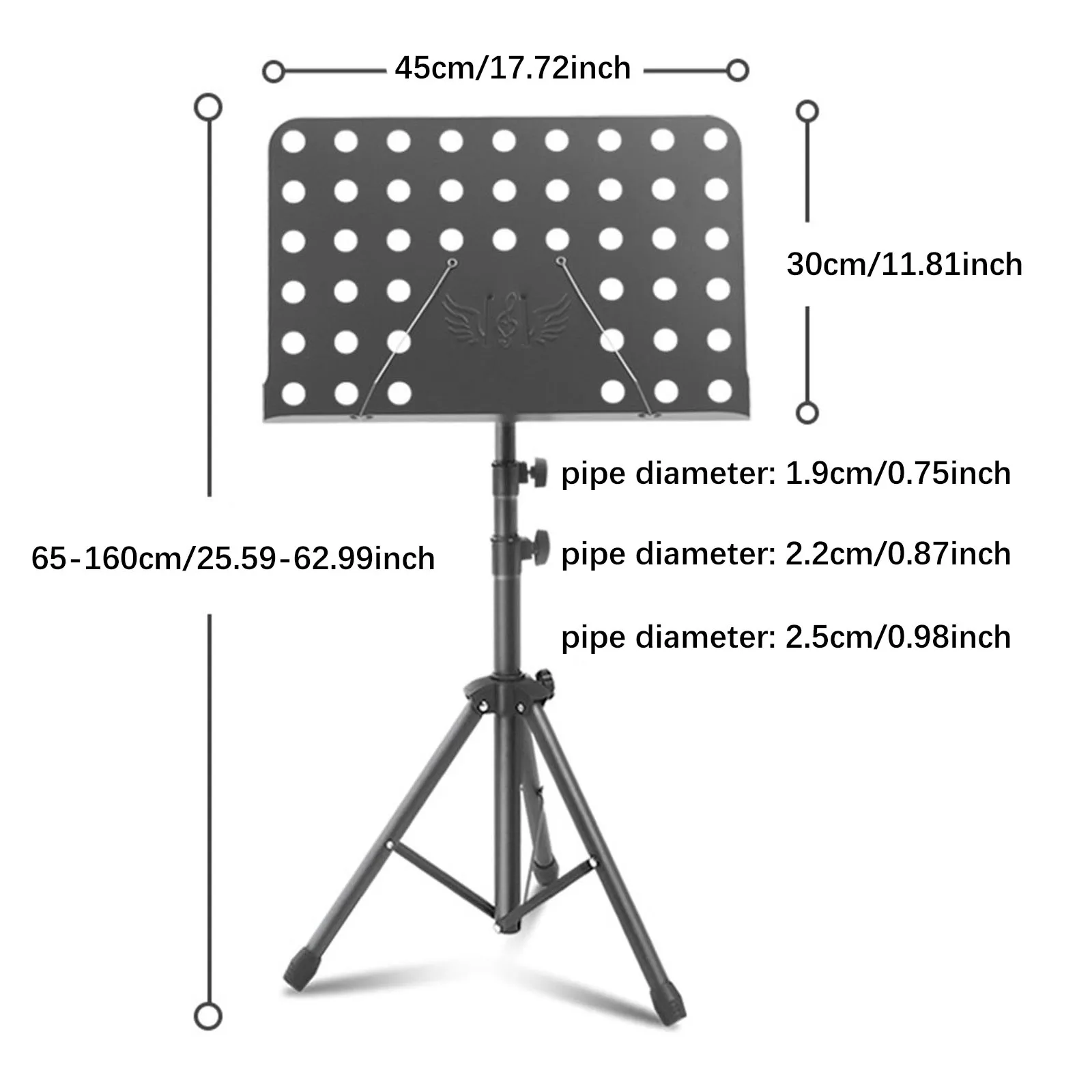 

Складная подставка для нот, регулируемая портативная подставка для нотных книг для классов, музыкальных коллективов и музыкантов