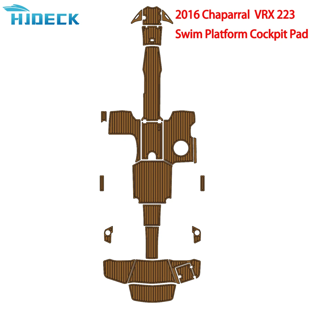 

2016 Chaparral VRX 223 Traction Mat Foot Pad Self Adhesive Sport Cockpit Swimming platform Cockpit Pad Customizable