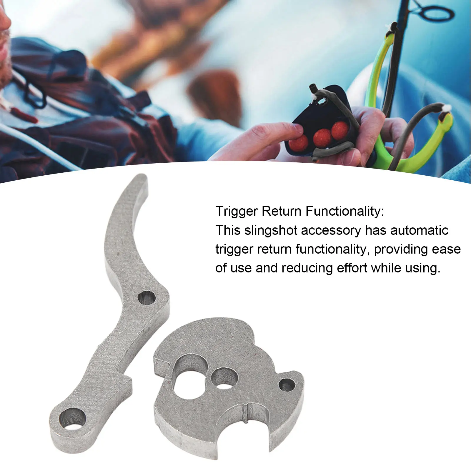 Handheld Slingshot Release Device Stable DIY Bow Gun Release Device Thicken Automatic for DIY