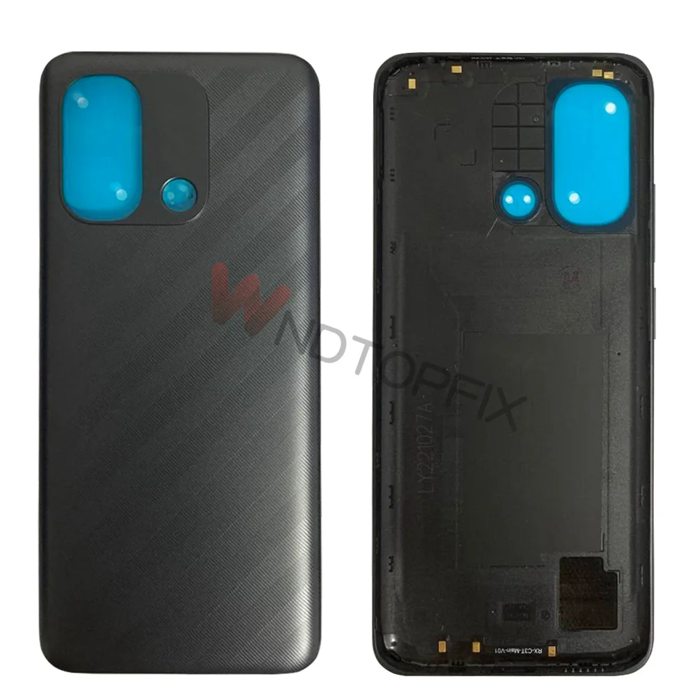 Coque arrière pour Xiaomi Redmi 12C, couvercle de batterie, boîtier arrière, pièces de rechange, nouveau