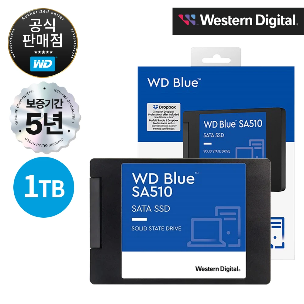 [تاجر التجزئة الرسمي] Wd Blue Sa510 (1 تيرابايت)
