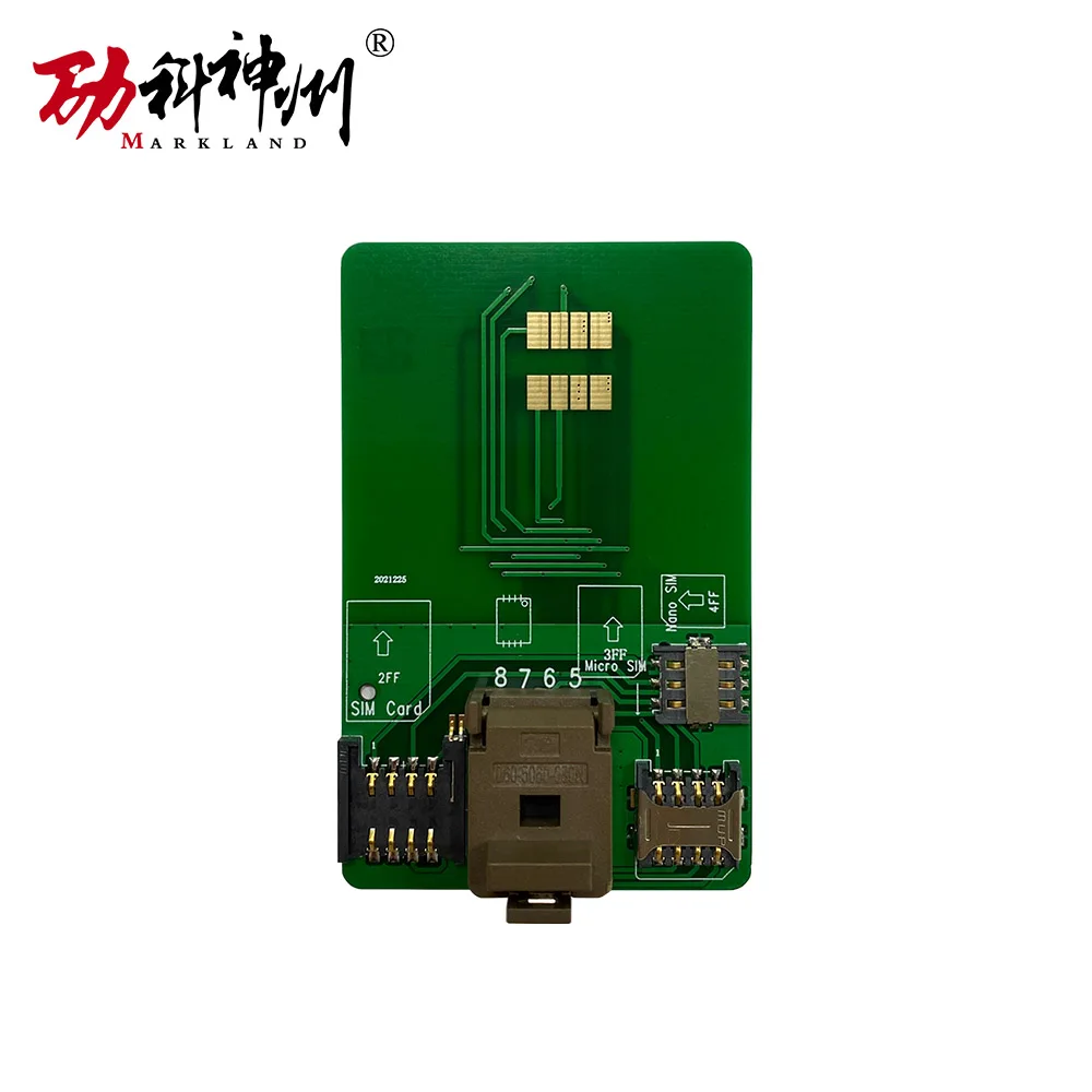 MCT20 IOT chip ISO7816 interface to DFN8, SOP8, VSOP8 test socket_adapter board_programming socket