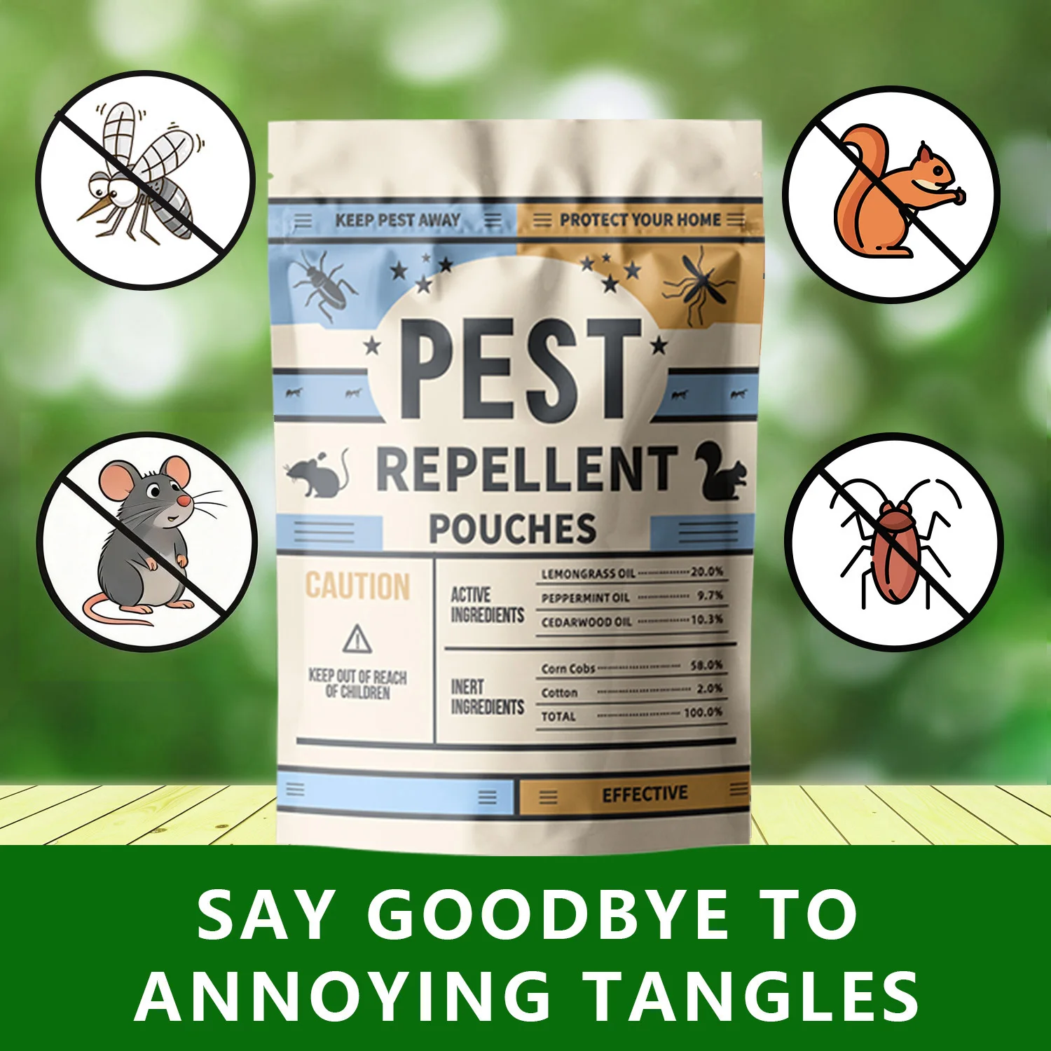 Pest Control Pouches, Mice Repellent Indoor, Rodent Repellent, Mouse Repellent, Mouse Deterrents, Rat Repellent for House,Roach,Spider,Roach,Ant,Mosquito,Silverfish and Lizard Repellent- 9Pack