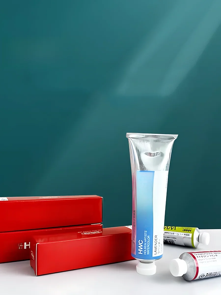 Farba akwarelowa Holbein HWC Artist Transparent, pojedyncza tubka 60 ml, artykuły malarskie dla studentów sztuki. — zdjęcie produktu 7