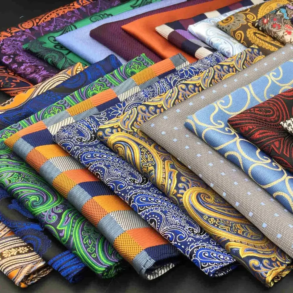Herren Marineblaues Einstecktuch Dunkelkönigsblaues Paisley-Blumenmuster Anzug-Einstecktuch Taschentuch Business-Hochzeits-Accessoires