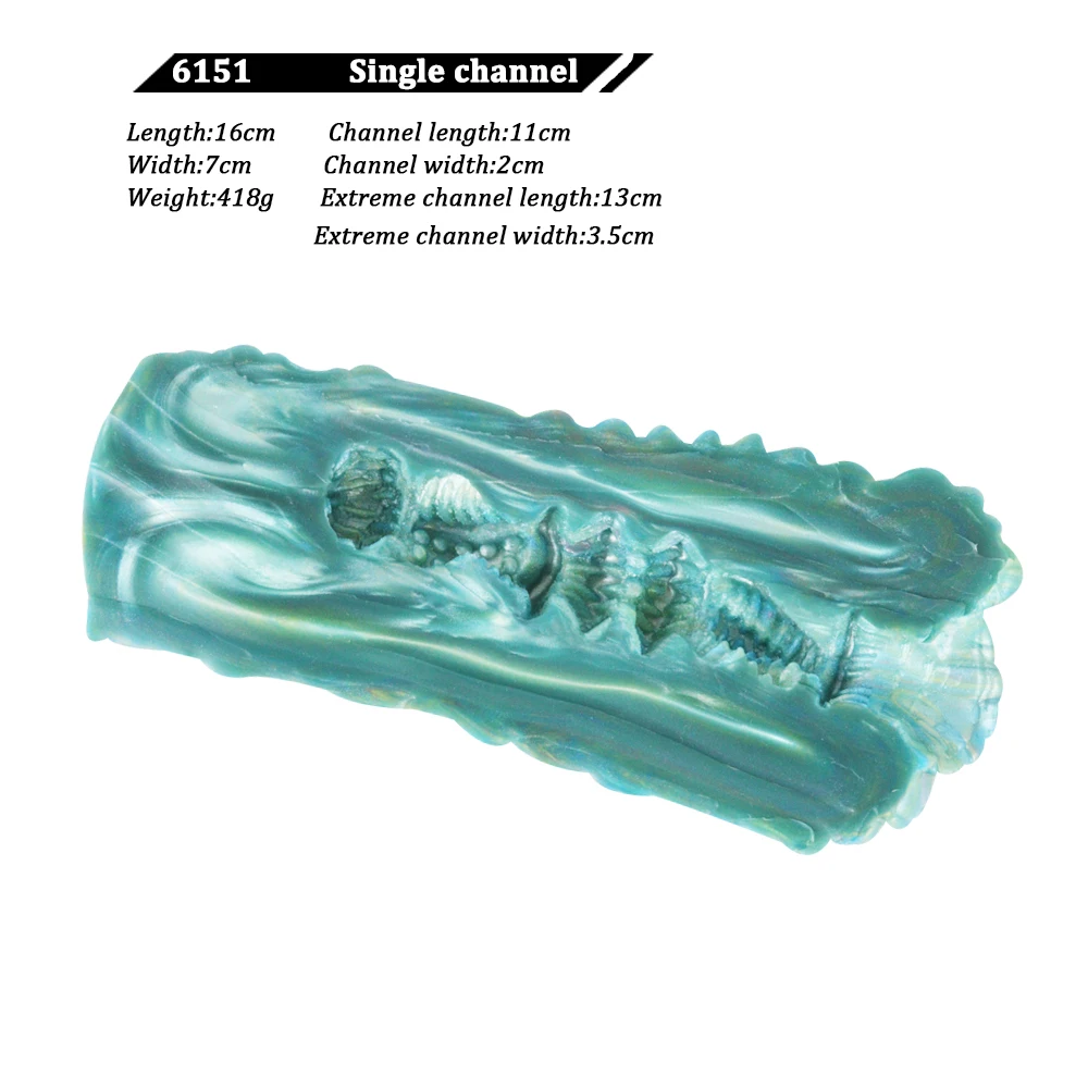 Geeba 6151 monstro silicone bolso buceta Stroker para homens fantasia animal buceta masturbador masculino portátil onahole brinquedos sexuais adultos