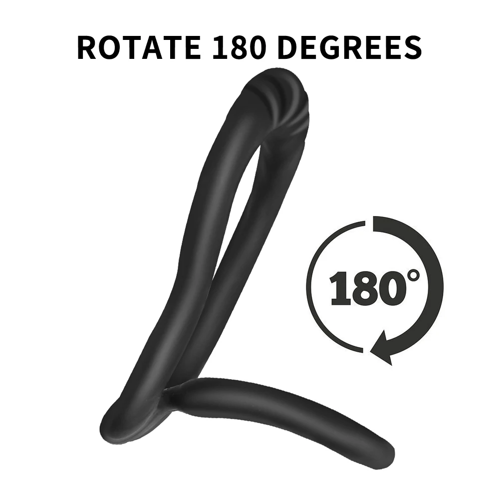 Silicone Durable Penis Ring SM Testicle Bondage Ball Stretcher Cock Cage Semen Lock Dick Enlarger Male Masturbation Sex Supplies