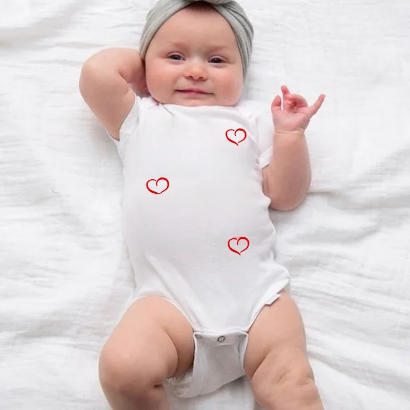 Wykonane z miłością Tata w 2 minuty i mama w 9 miesięcy Śmieszne body dla noworodka Kombinezon dla malucha Letnie ubrania Prezenty dla niemowląt — zdjęcie 2