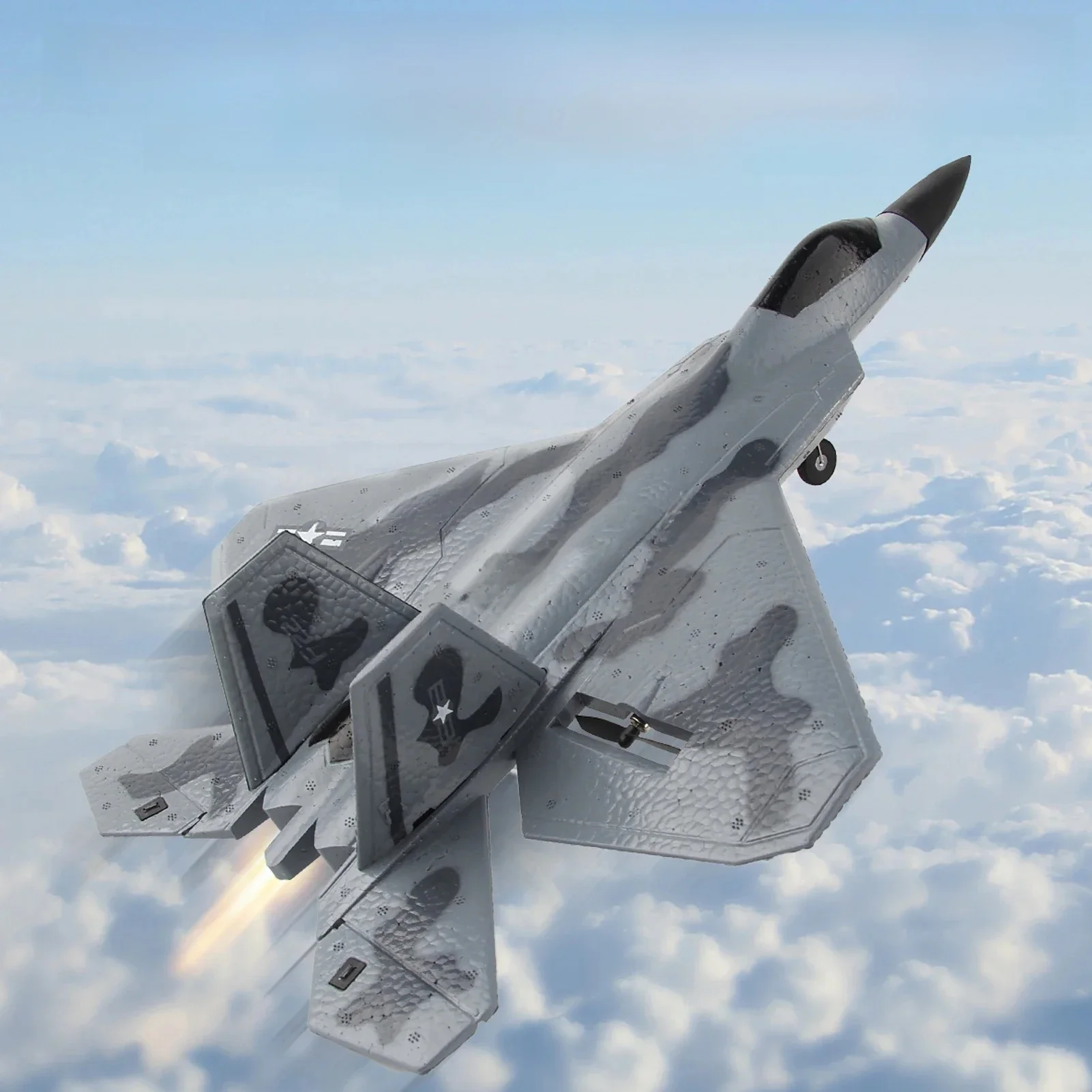 Samolot RC z pianki, dwupasmowy, model F22 Fighter Series FX-622, zabawka dla dzieci, idealny na prezent. — 2
